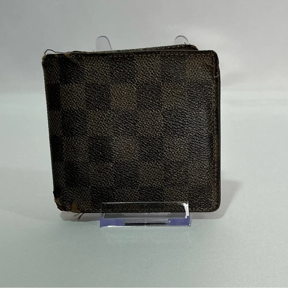 Louis Vuitton Damier Ebene Bifold Checkered Brown Wallet project